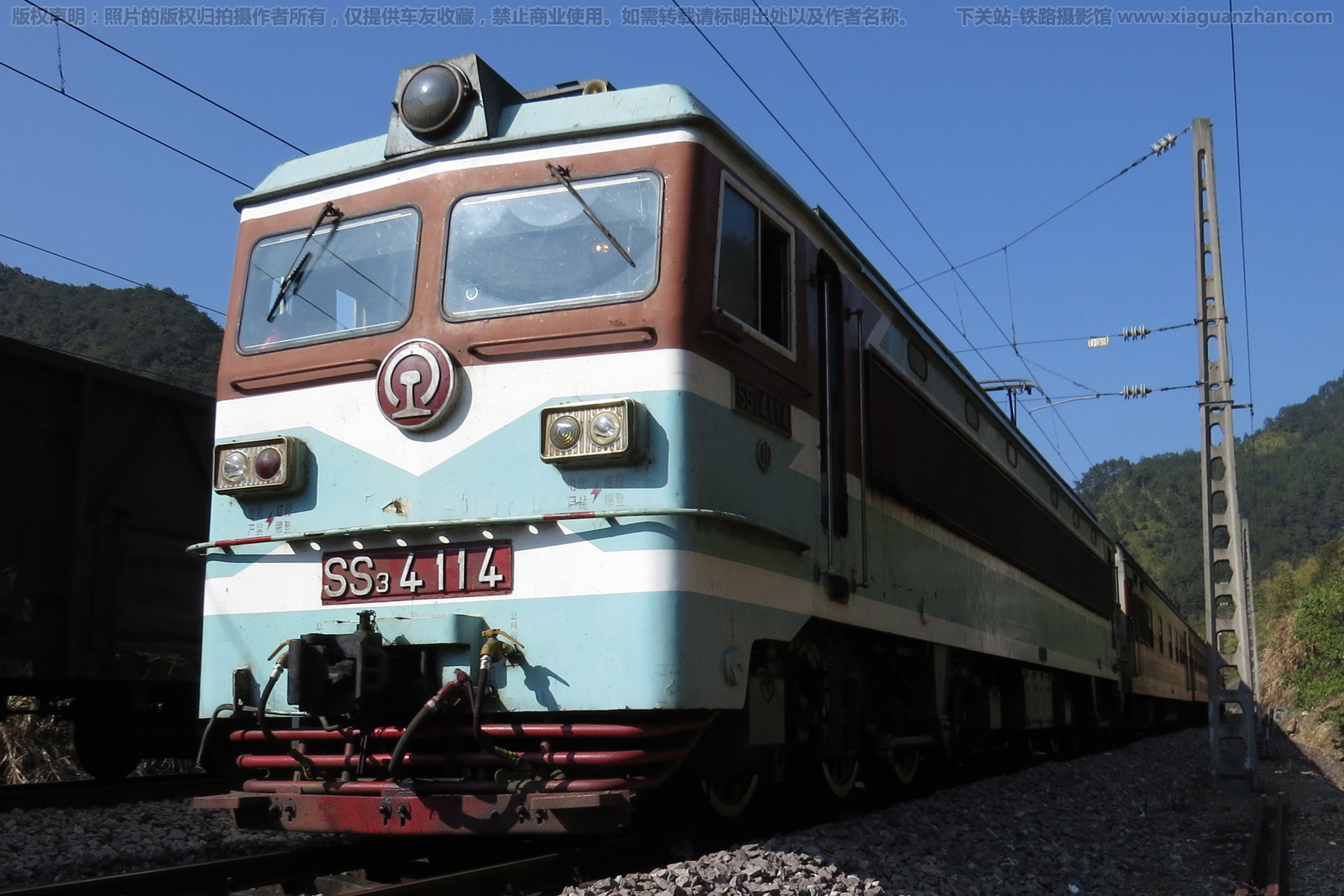 韶山3-4114 SS3-4114 南局福段 韶山3-4114 SS3-4114 南局福段