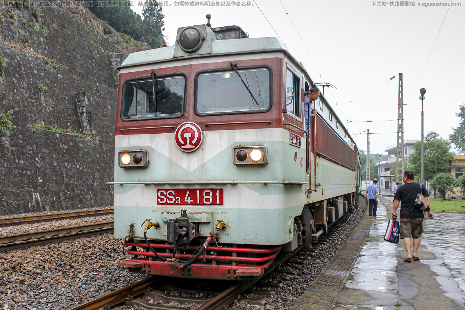 韶山3-4181 SS3-4181 广铁怀段 韶山3-4181 SS3-4181 广铁怀段