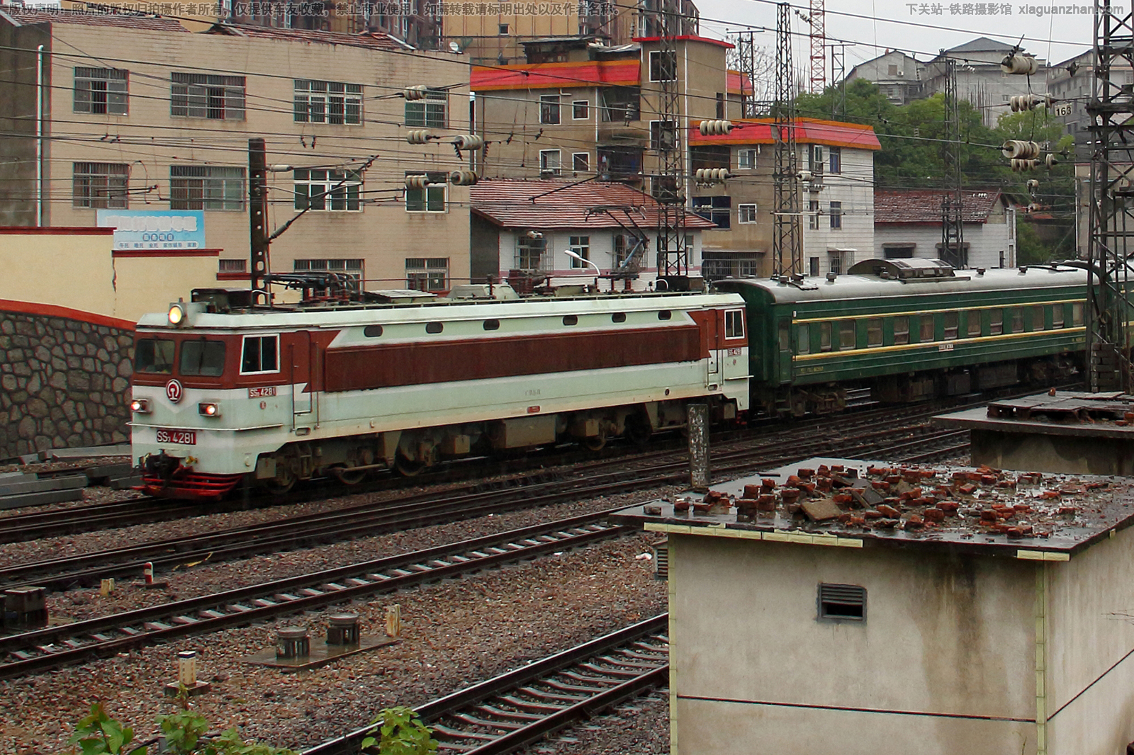 韶山3-4281 SS3-4281 广铁怀段 韶山3-4281 SS3-4281 广铁怀段