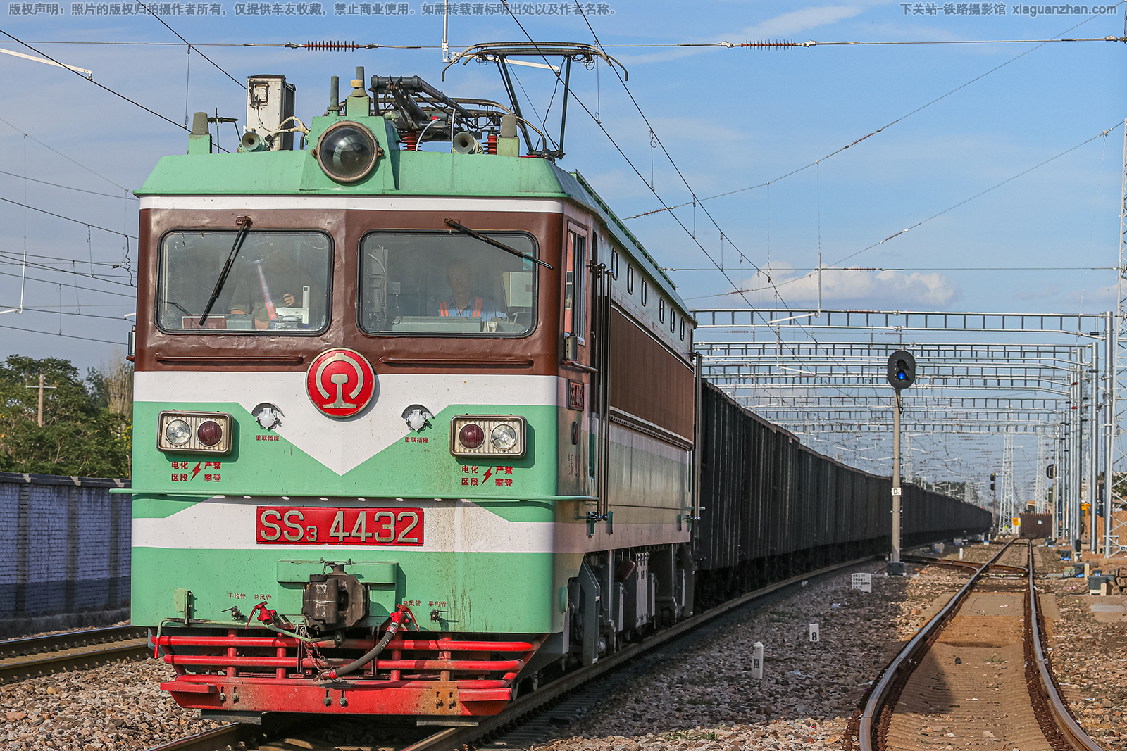 韶山3-4432 SS3-4432 兰局迎段 韶山3-4432 SS3-4432 兰局迎段