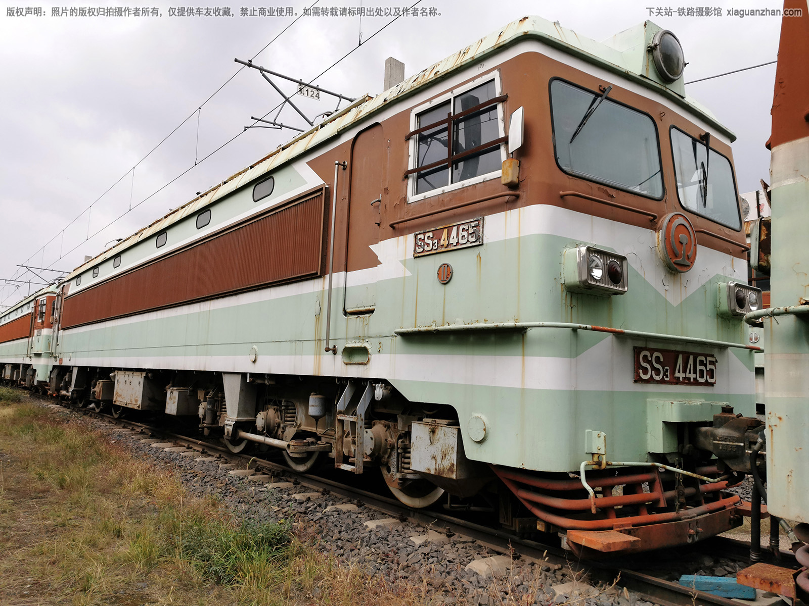 韶山3-4465 SS3-4465 呼局集段 韶山3-4465 SS3-4465 呼局集段