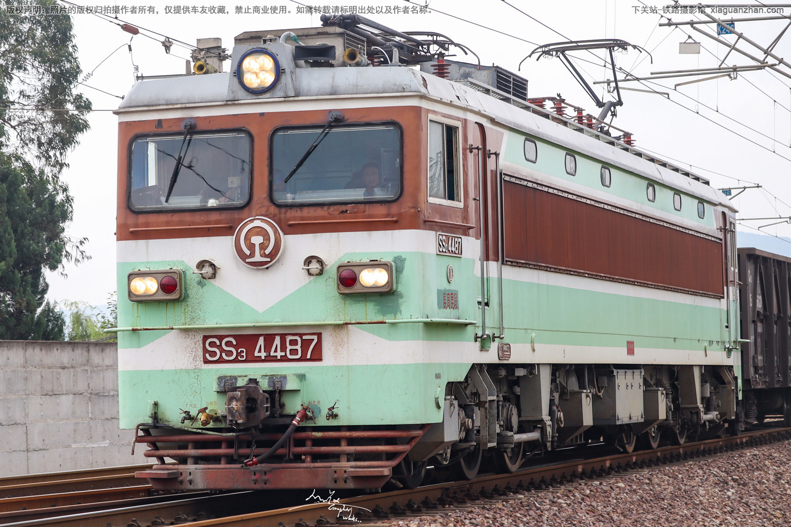 韶山3-4487 SS3-4487 昆局昆段 韶山3-4487 SS3-4487 昆局昆段