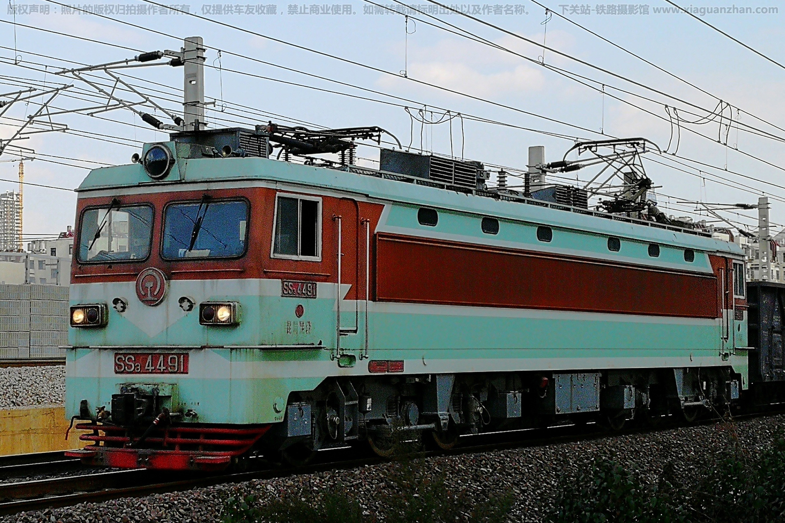 韶山3-4491 SS3-4491 昆局昆段 韶山3-4491 SS3-4491 昆局昆段