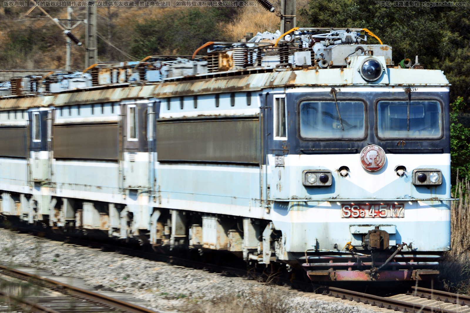 韶山3-4517 SS3-4517 昆局昆段 韶山3-4517 SS3-4517 昆局昆段