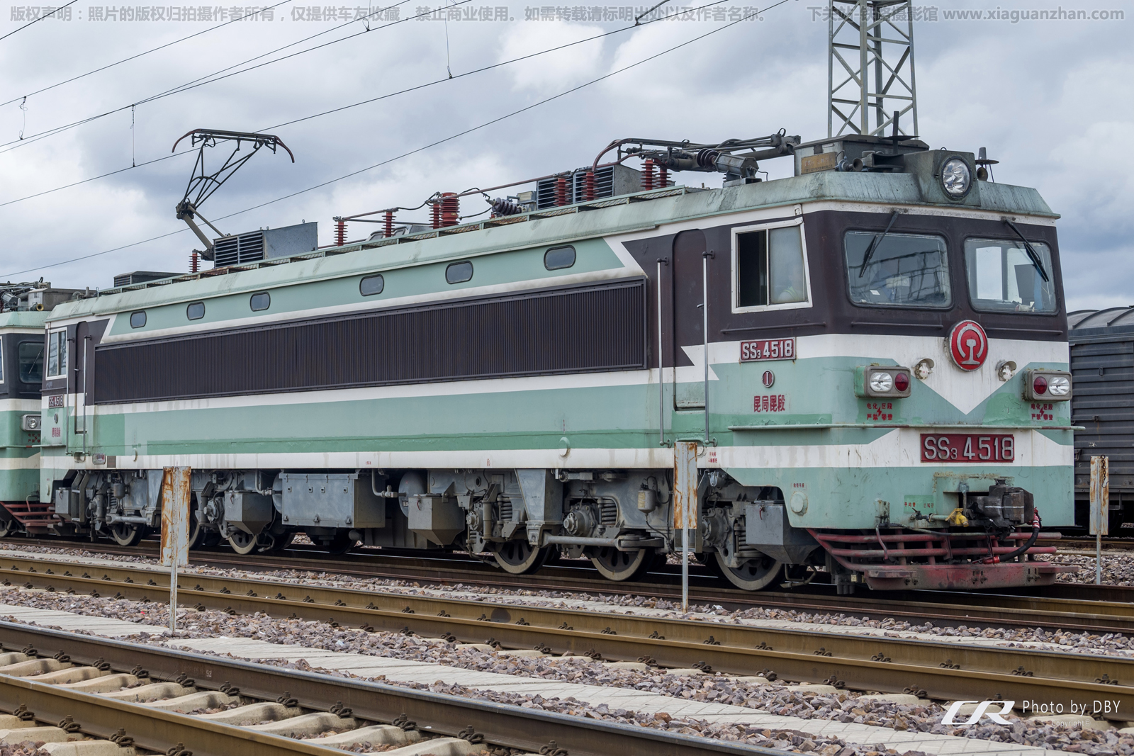 韶山3-4518 SS3-4518 昆局昆段 韶山3-4518 SS3-4518 昆局昆段