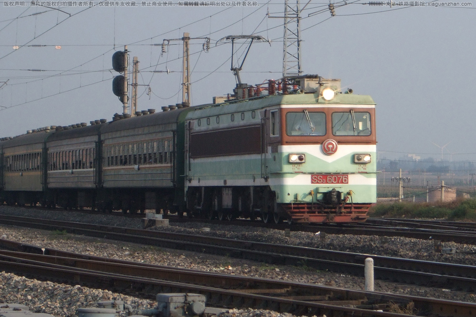 韶山3-6076 SS3-6076 京局京段 韶山3-6076 SS3-6076 京局京段