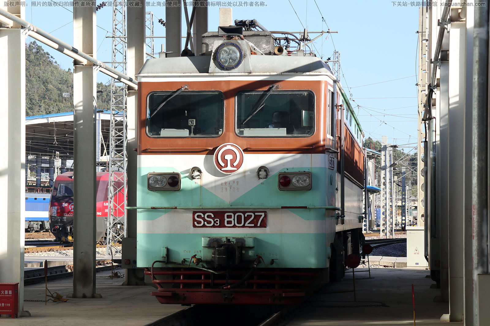 韶山3-8027 SS3-8027 昆局昆段 韶山3-8027 SS3-8027 昆局昆段