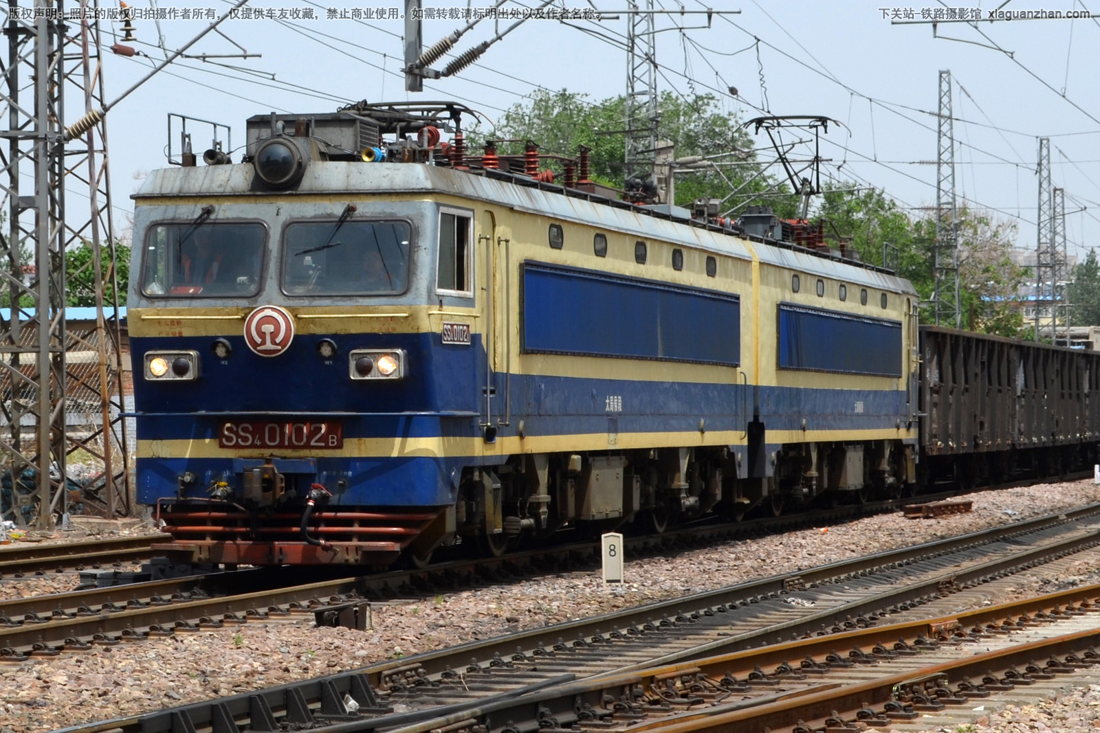 韶山4-0102 SS4-0102 太局侯段 韶山4-0102 SS4-0102 太局侯段