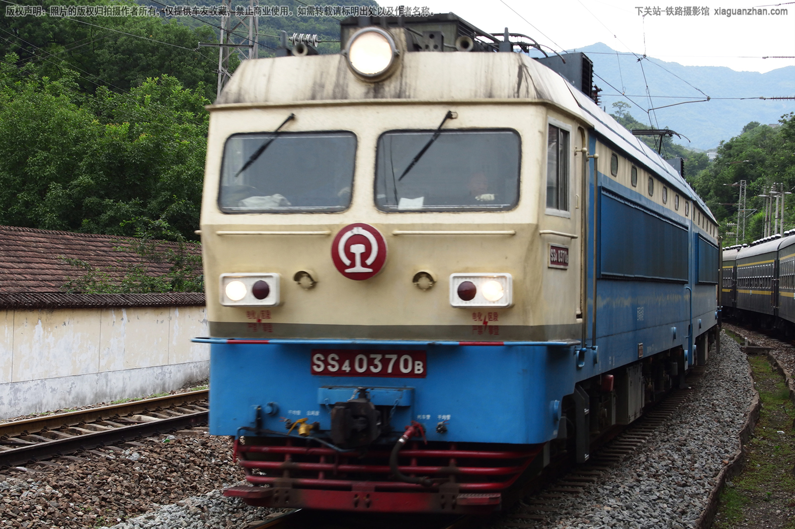 韶山4-0370 SS4-0370 西局新段 韶山4-0370 SS4-0370 西局新段