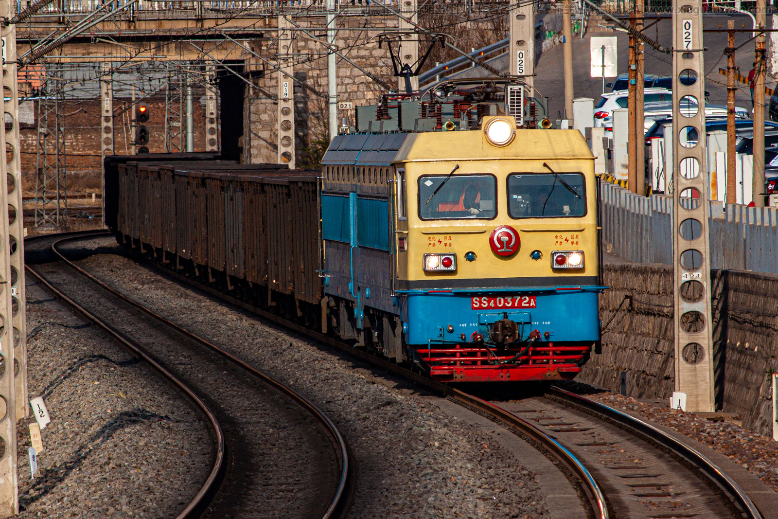 韶山4-0372 SS4-0372 太局太段 韶山4-0372 SS4-0372 太局太段