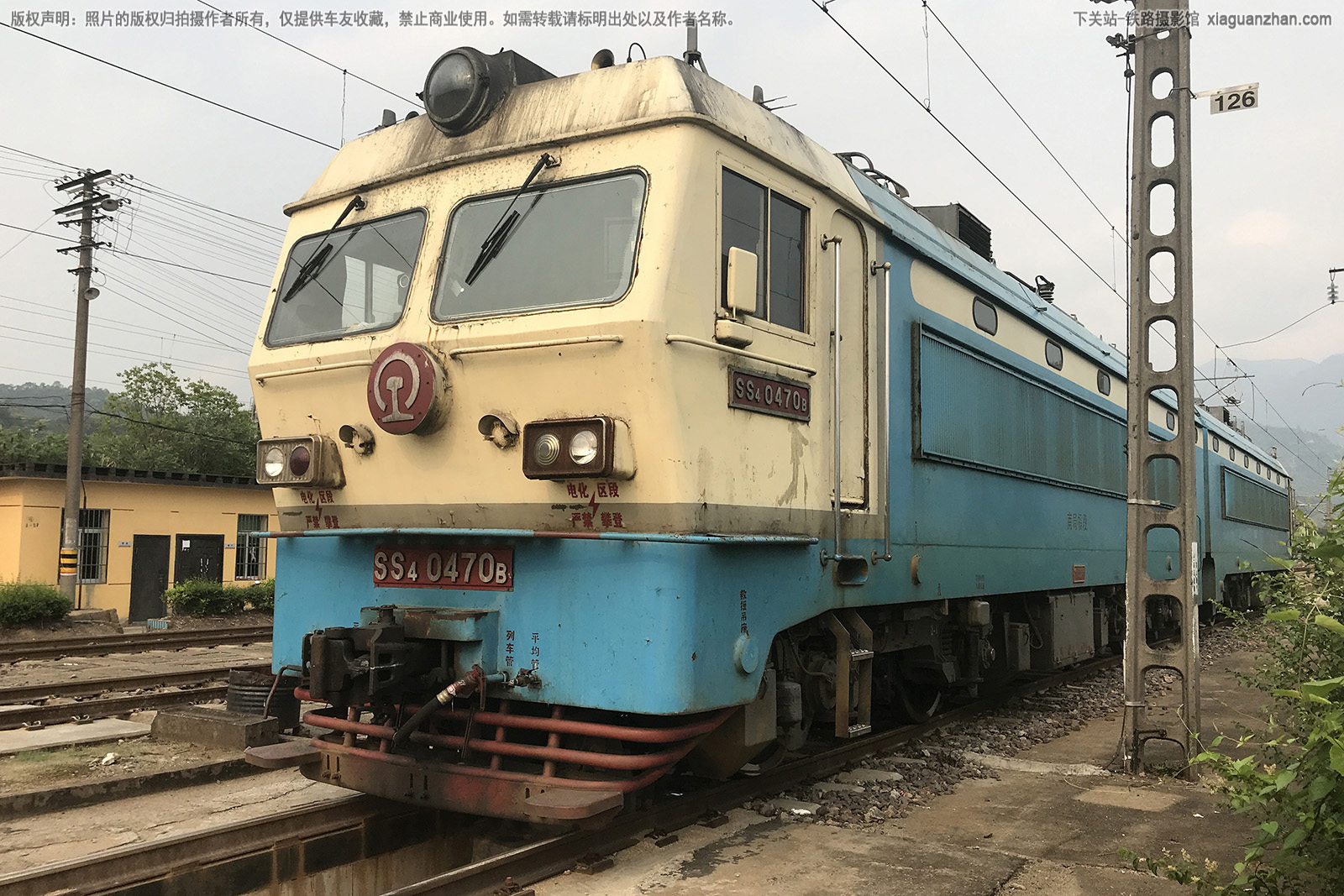 韶山4-0470 SS4-0470 南局福段 韶山4-0470 SS4-0470 南局福段