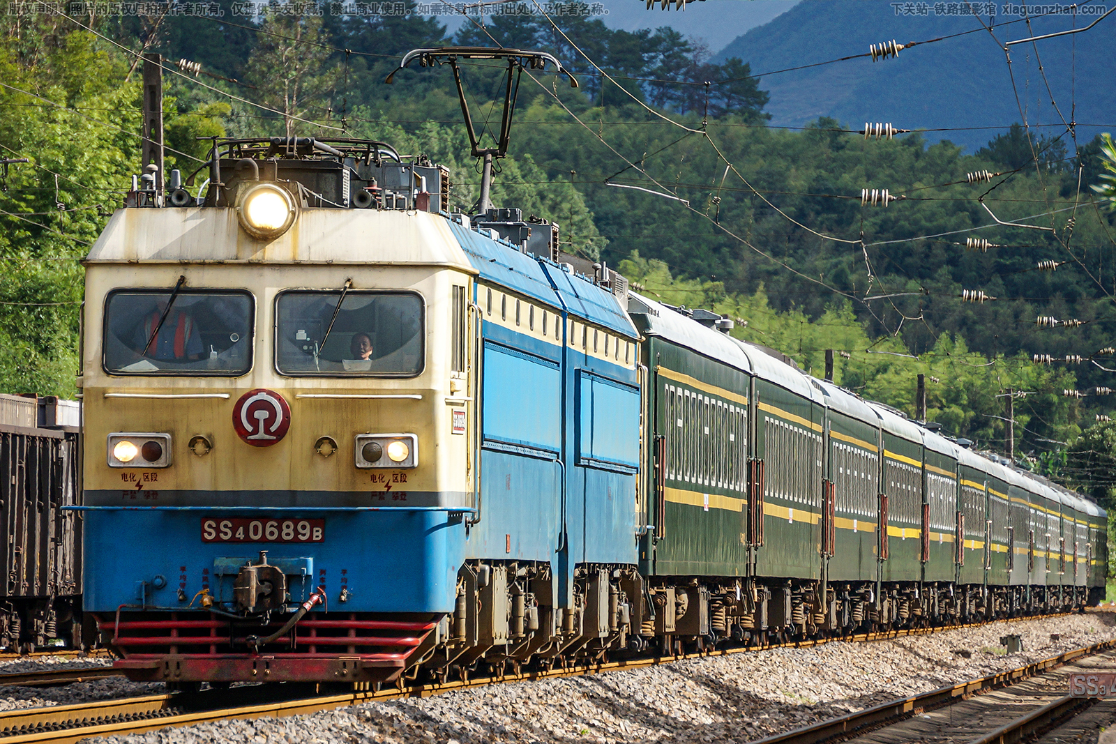 韶山4-0689 SS4-0689 南局福段 韶山4-0689 SS4-0689 南局福段