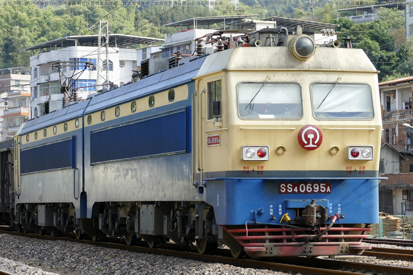 韶山4-0695 SS4-0695 南局福段 韶山4-0695 SS4-0695 南局福段