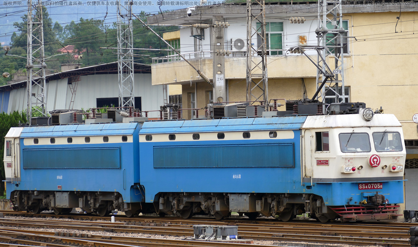 韶山4-0705 SS4-0705 南局福段 韶山4-0705 SS4-0705 南局福段