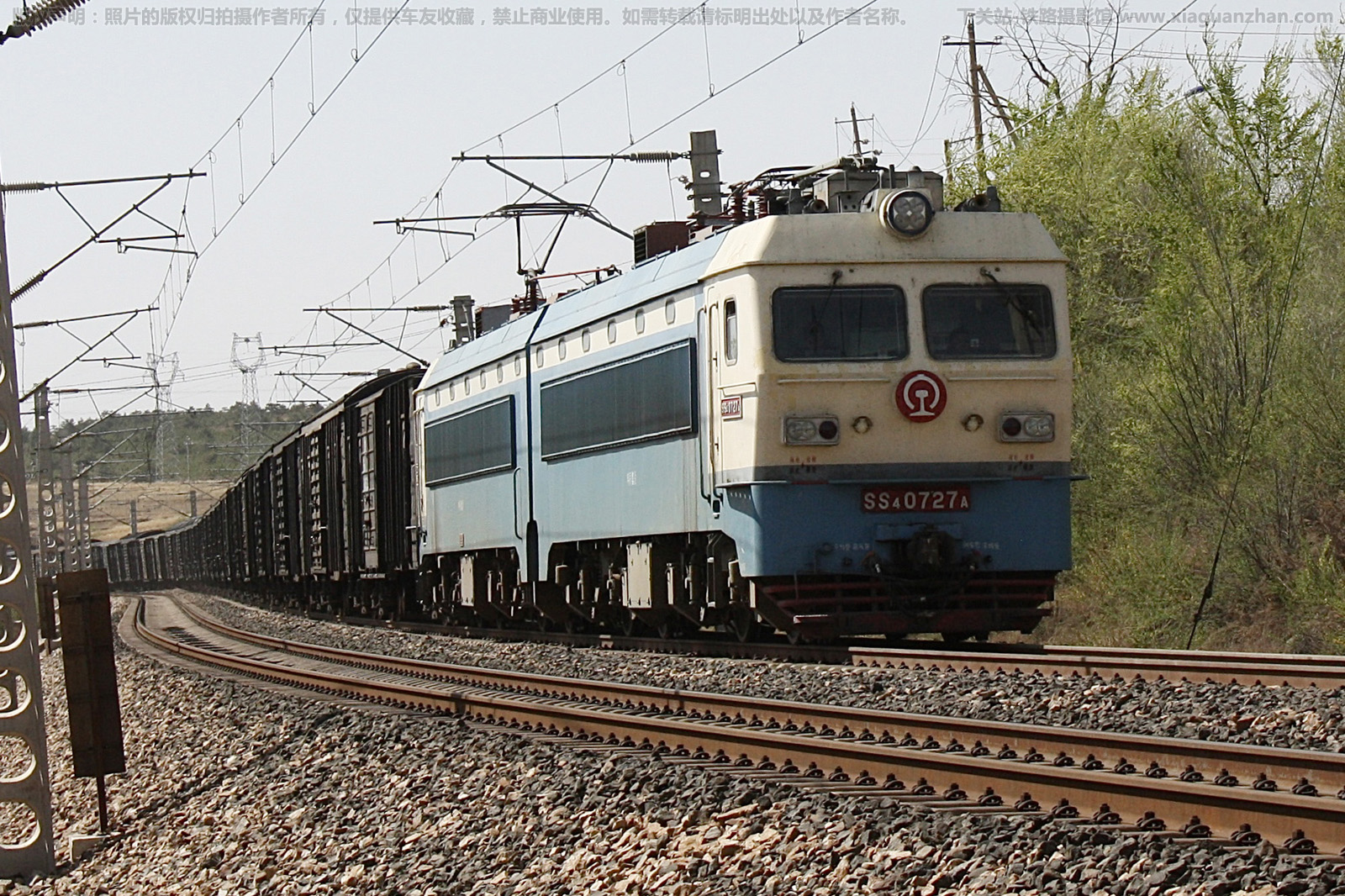 韶山4-0727 SS4-0727 呼局包段 韶山4-0727 SS4-0727 呼局包段