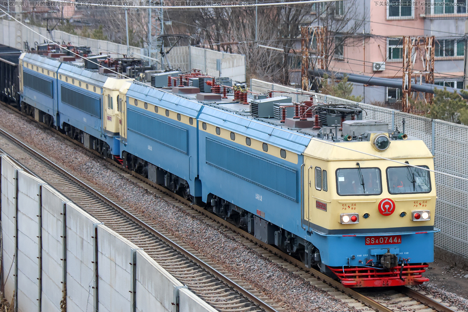 韶山4-0744 SS4-0744 太局太段 韶山4-0744 SS4-0744 太局太段