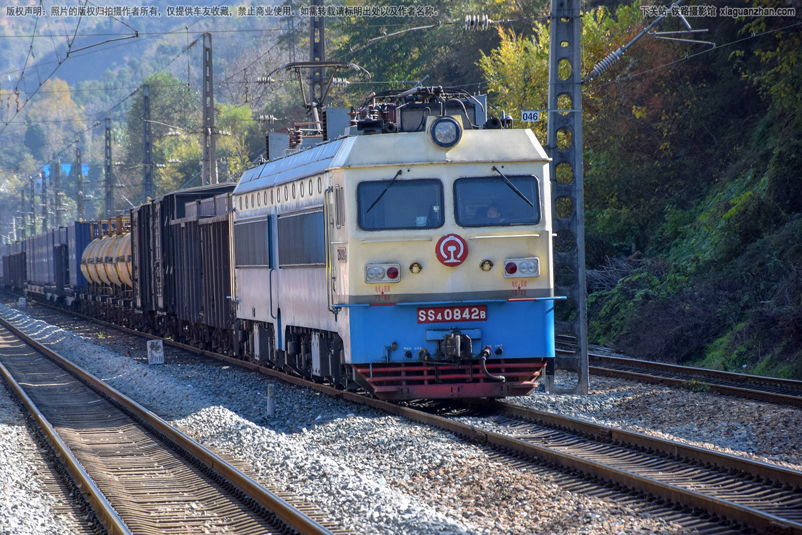 韶山4-0842 SS4-0842 西局新段 韶山4-0842 SS4-0842 西局新段