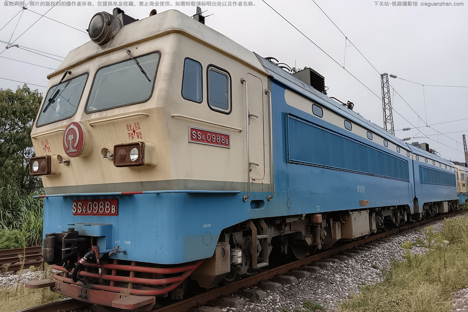 韶山4-0988 SS4-0988 南局福段 韶山4-0988 SS4-0988 南局福段