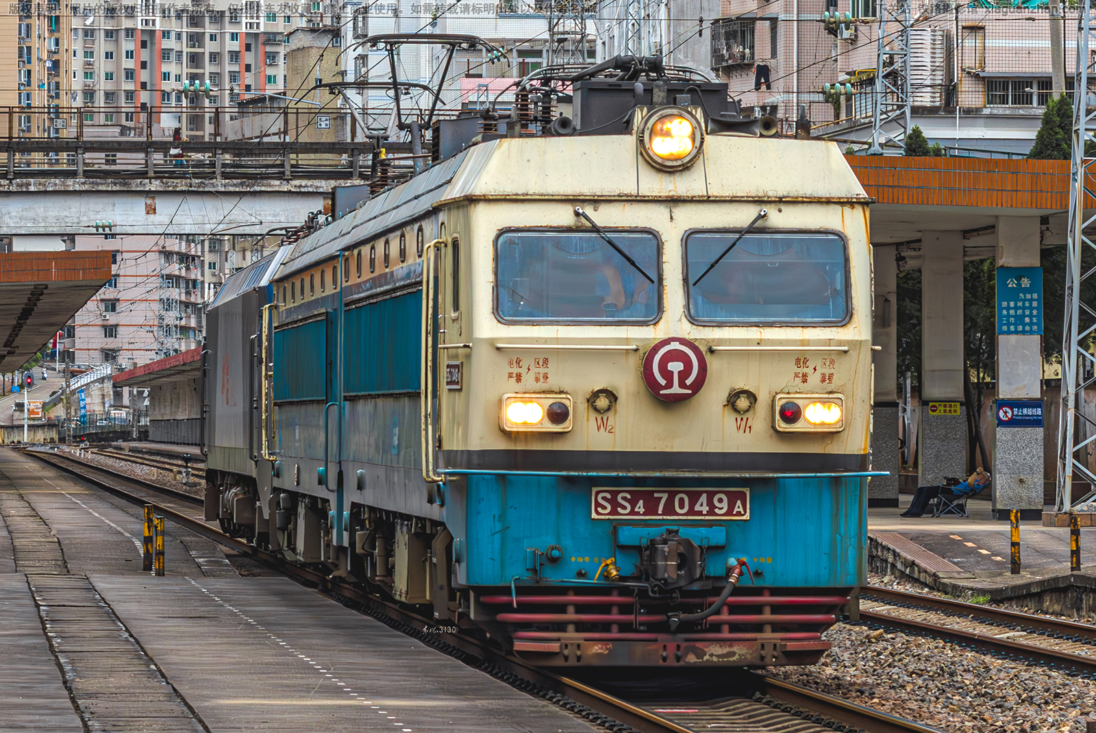 韶山4-7049 SS4-7049 南局福段 韶山4-7049 SS4-7049 南局福段