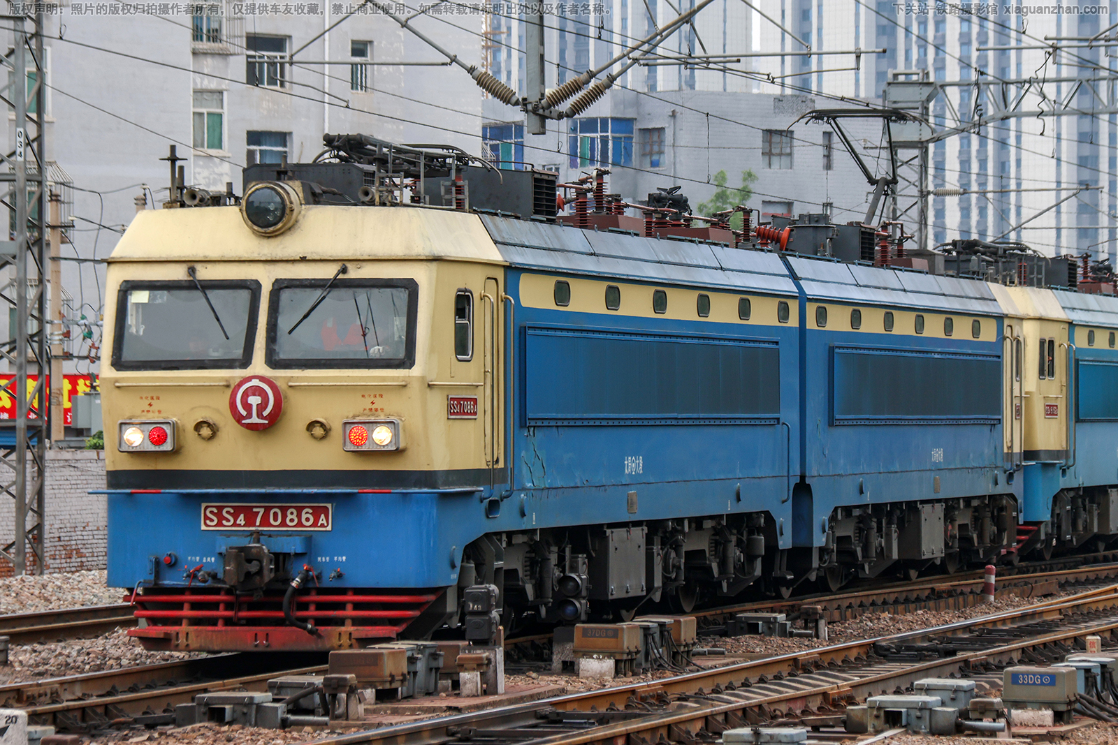 韶山4-7086 SS4-7086 太局太段 韶山4-7086 SS4-7086 太局太段