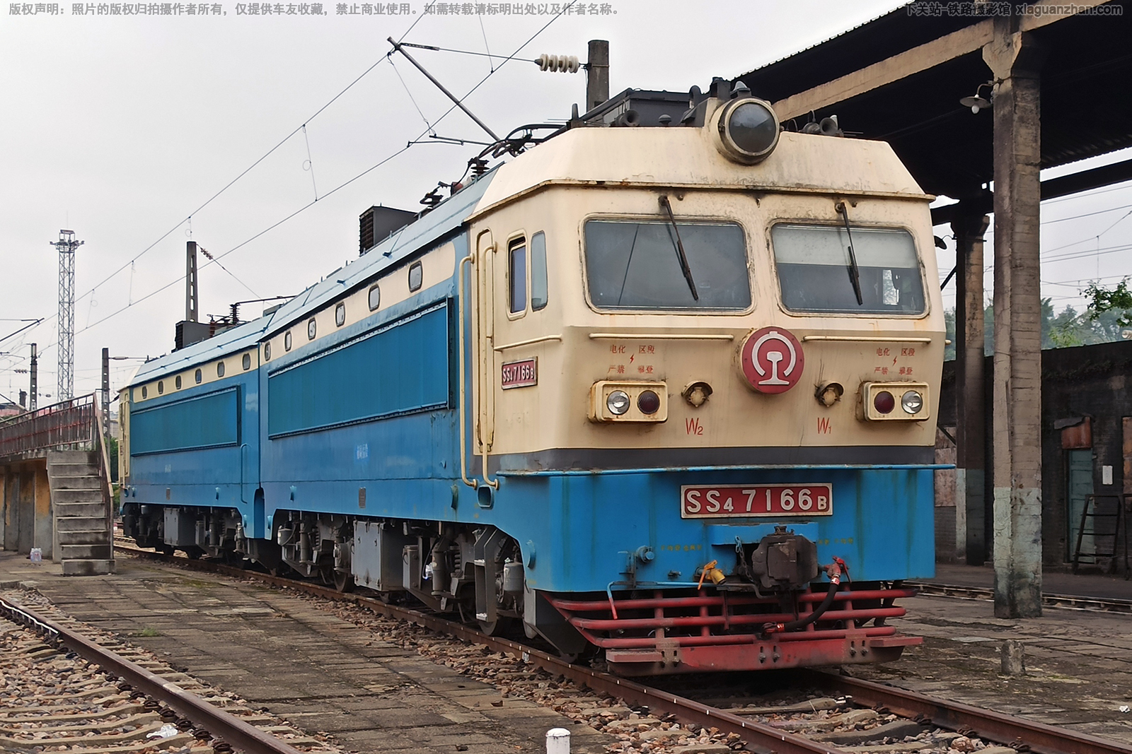 韶山4-7166 SS4-7166 南局福段 韶山4-7166 SS4-7166 南局福段