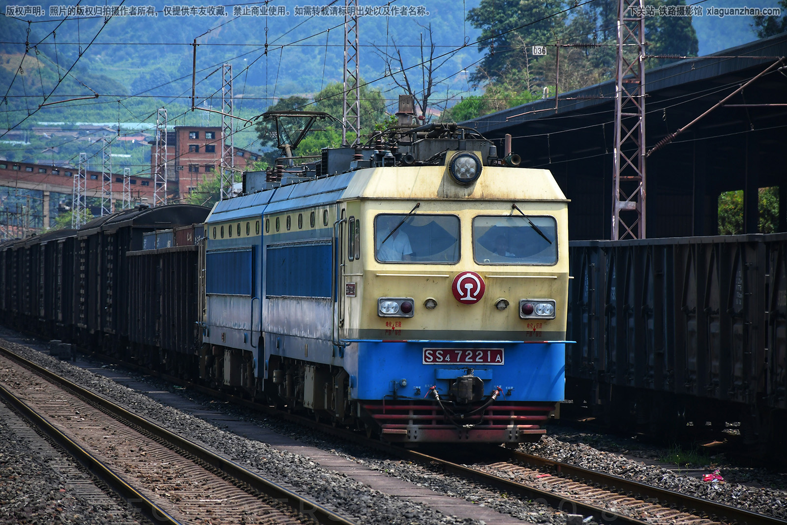 韶山4-7221 SS4-7221 成局西段 韶山4-7221 SS4-7221 成局西段