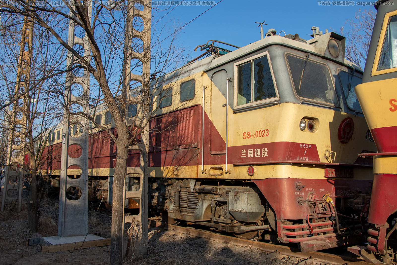 韶山7C-0023 SS7C-0023 兰局迎段 韶山7C-0023 SS7C-0023 兰局迎段