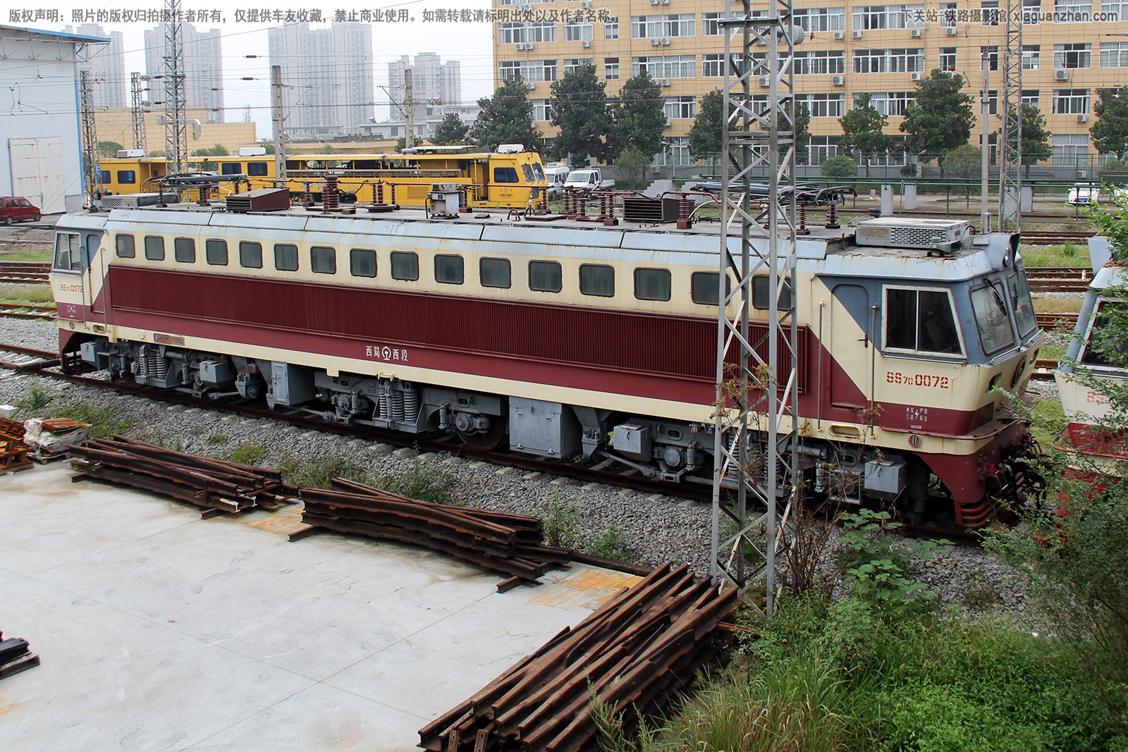 韶山7C-0072 SS7C-0072 西局西段 韶山7C-0072 SS7C-0072 西局西段