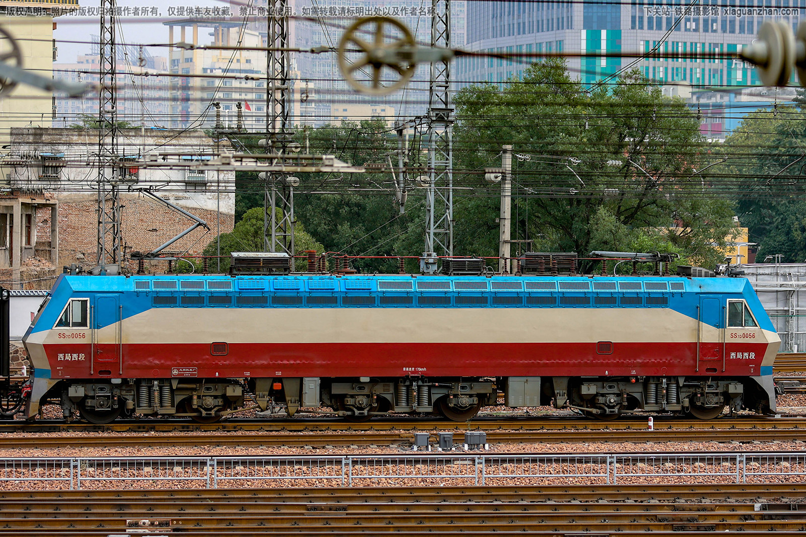 韶山7D-0056 SS7D-0056 西局西段 韶山7D-0056 SS7D-0056 西局西段