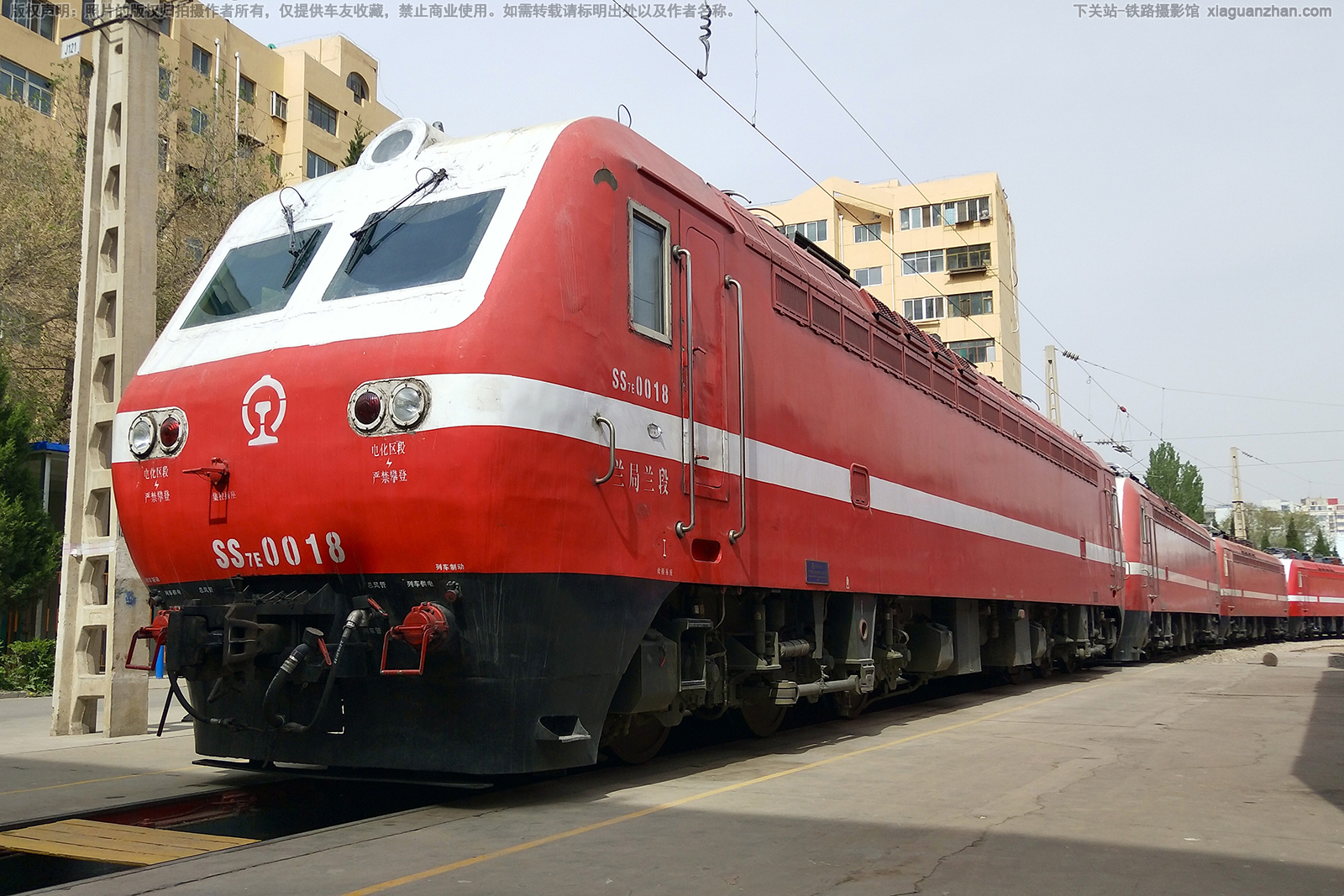 韶山7E-0018 SS7E-0018 兰局兰段 韶山7E-0018 SS7E-0018 兰局兰段