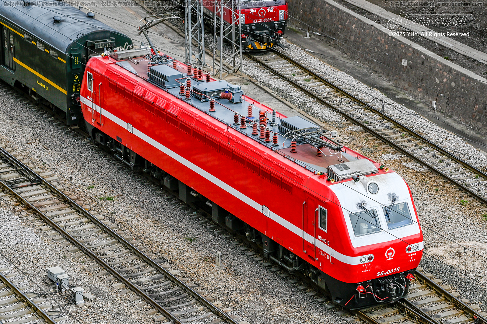 韶山7E-0018 SS7E-0018 兰局兰段 韶山7E-0018 SS7E-0018 兰局兰段