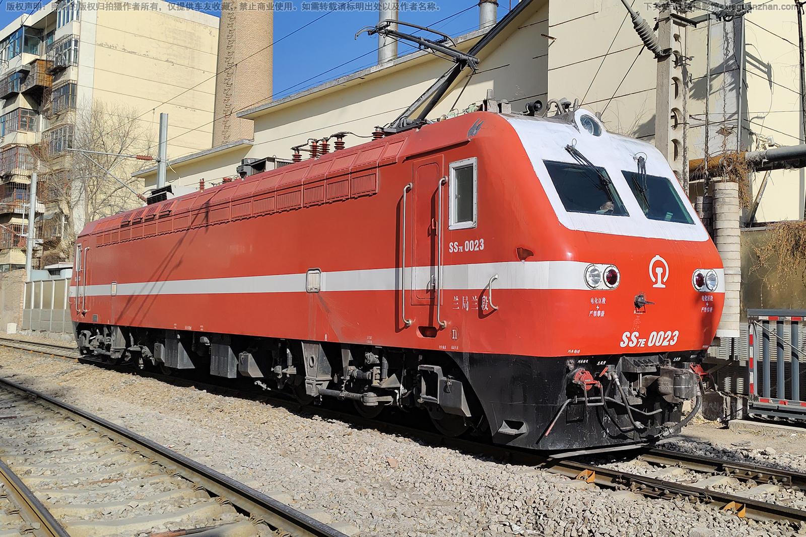 韶山7E-0023 SS7E-0023 兰局兰段 韶山7E-0023 SS7E-0023 兰局兰段