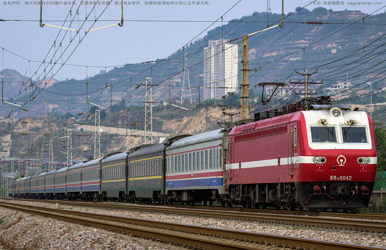 韶山7E-0042 SS7E-0042 兰局兰段 韶山7E-0042 SS7E-0042 兰局兰段