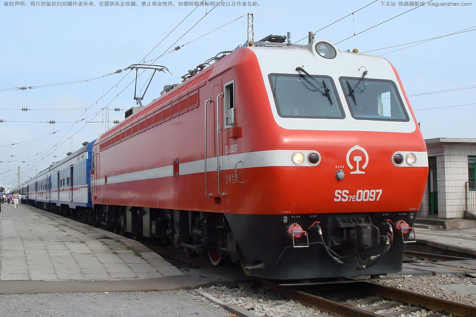 韶山7E-0097 SS7E-0097 兰局兰段 韶山7E-0097 SS7E-0097 兰局兰段