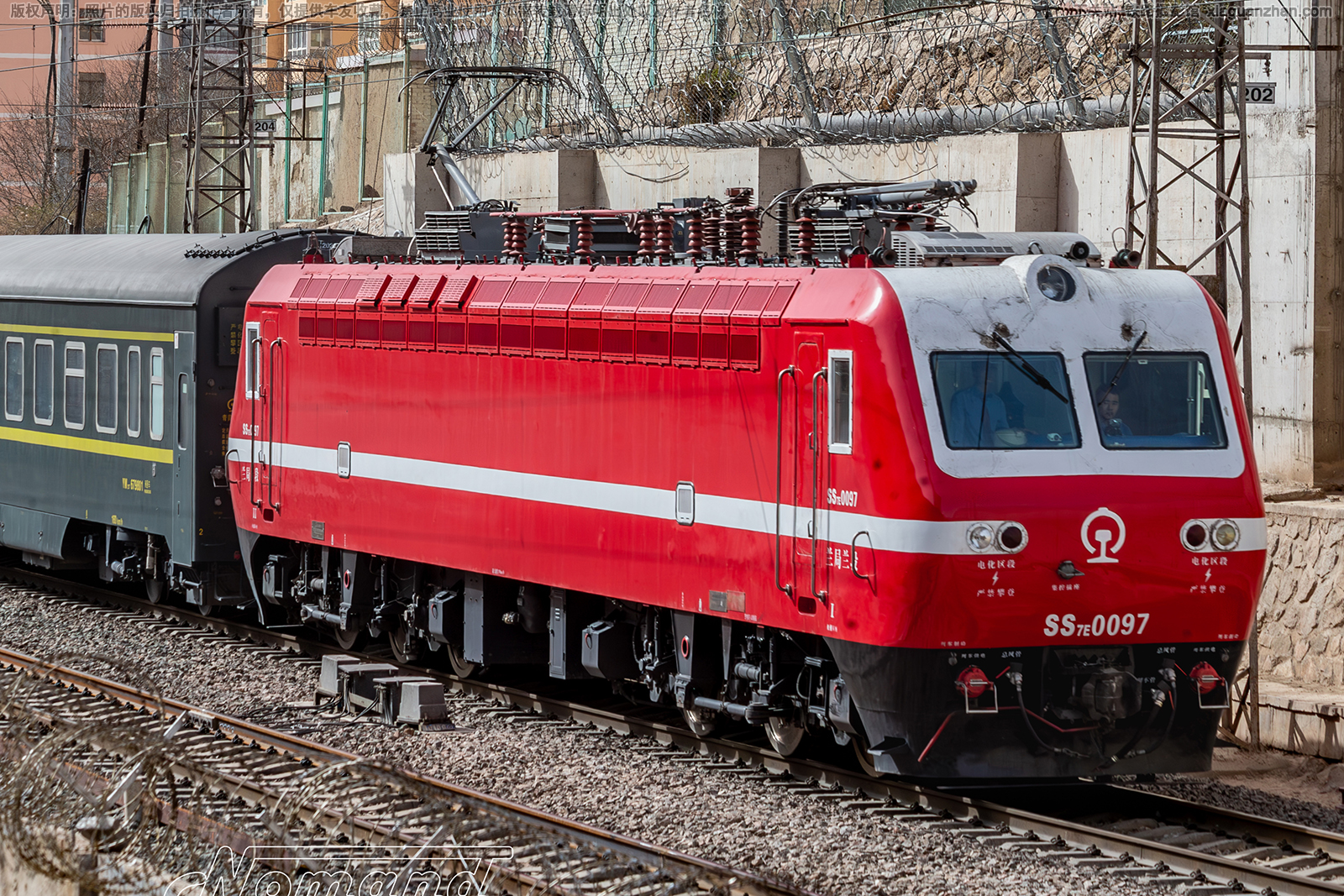 韶山7E-0097 SS7E-0097 兰局兰段 韶山7E-0097 SS7E-0097 兰局兰段