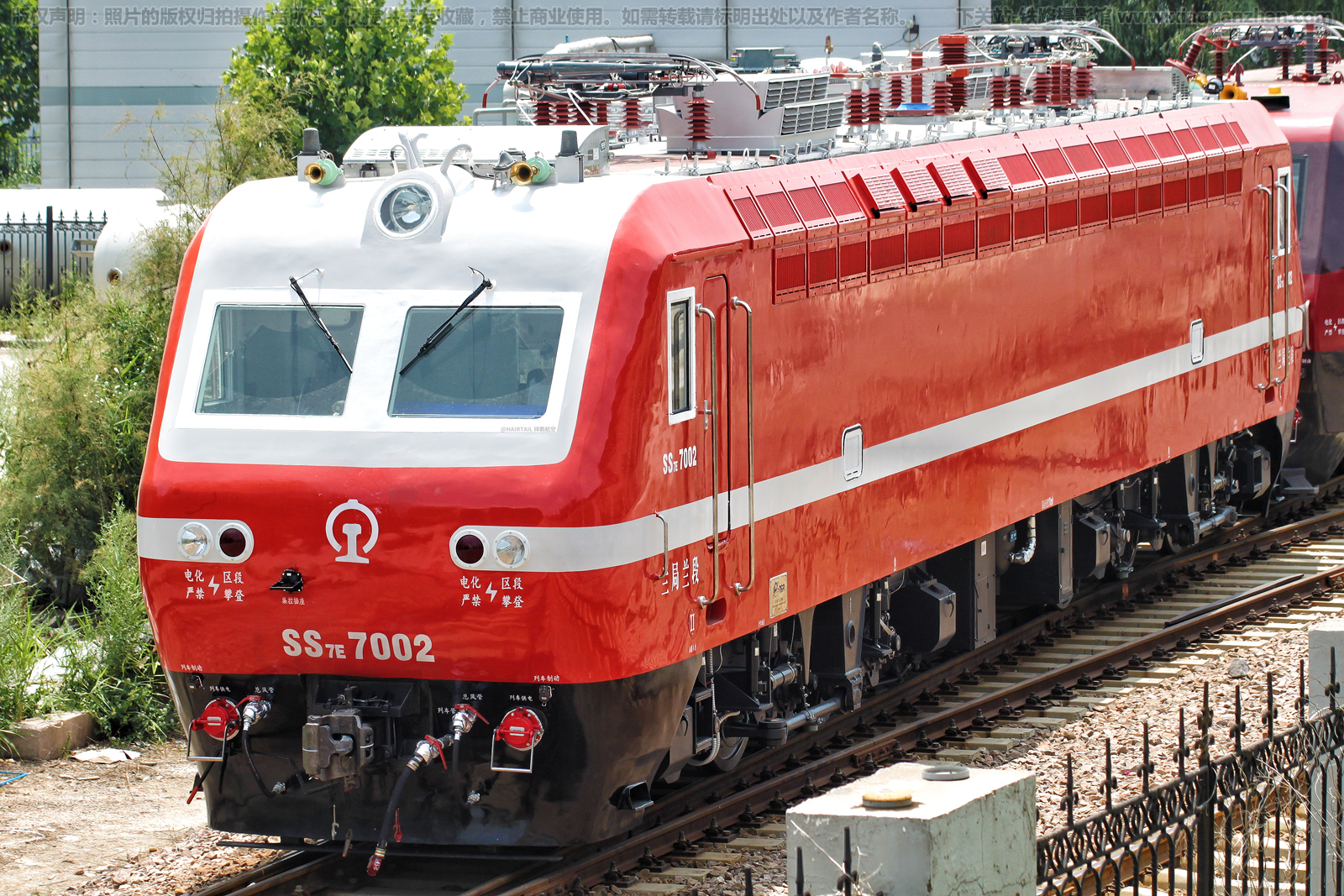 韶山7E-7002 SS7E-7002 兰局兰段 韶山7E-7002 SS7E-7002 兰局兰段