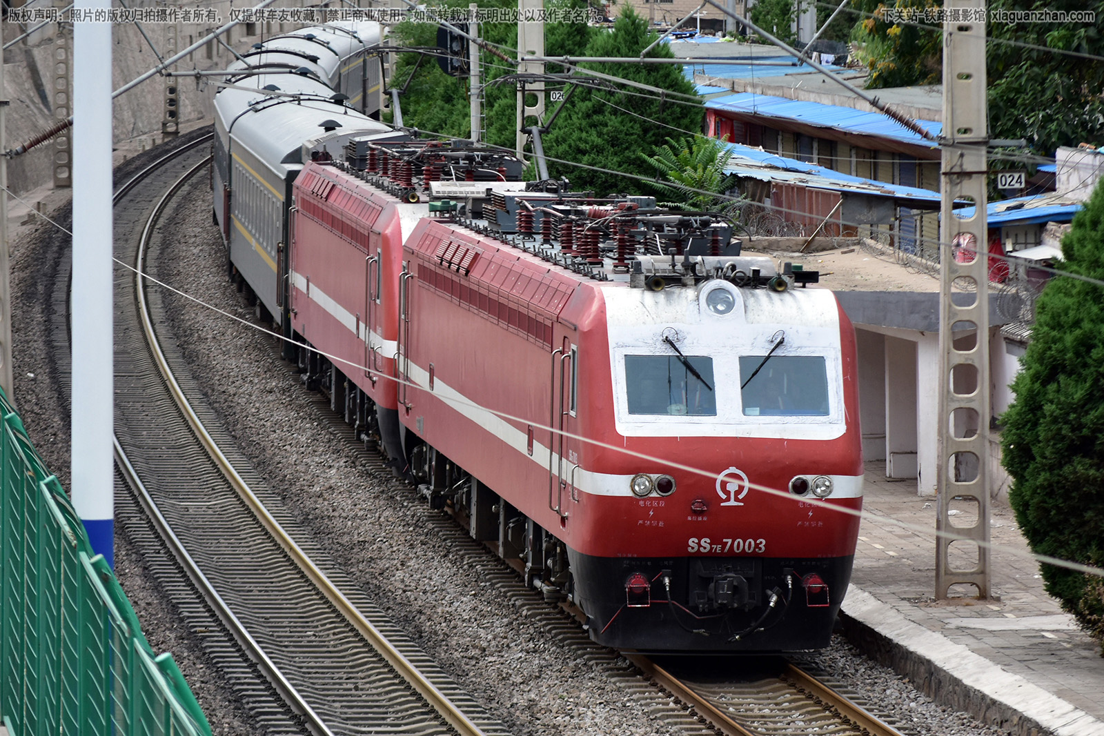 韶山7E-7003 SS7E-7003 兰局兰段 韶山7E-7003 SS7E-7003 兰局兰段