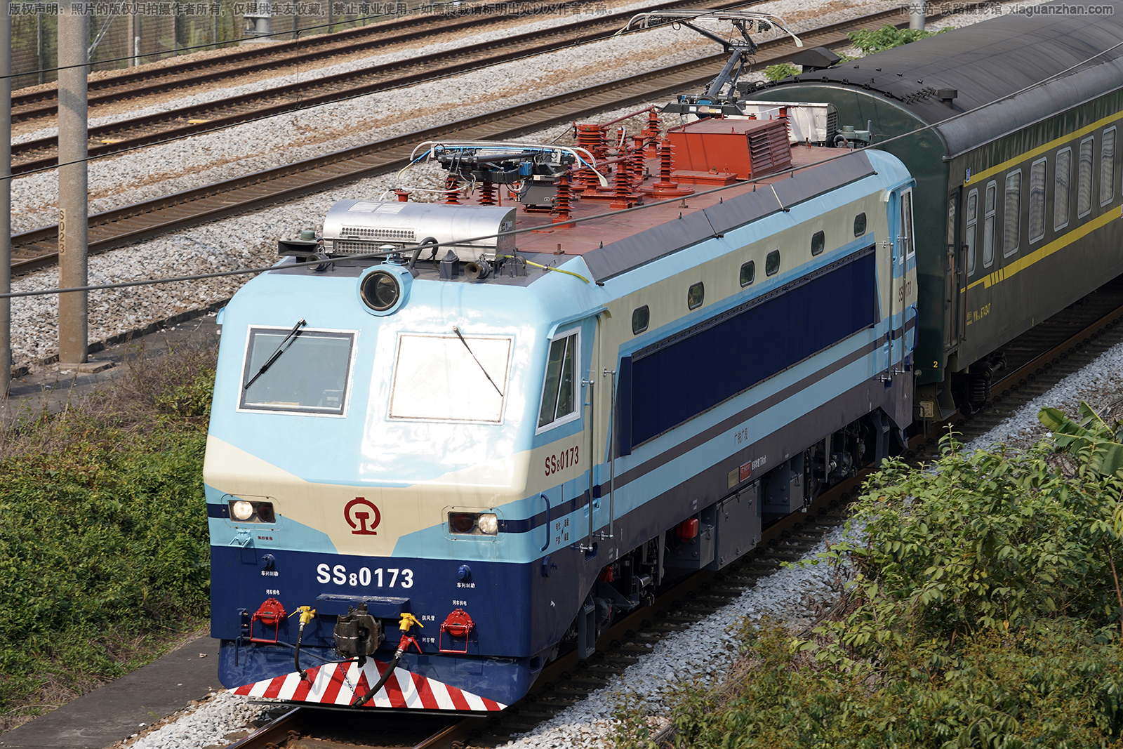 韶山8-0173 SS8-0173 广铁广段 韶山8-0173 SS8-0173 广铁广段