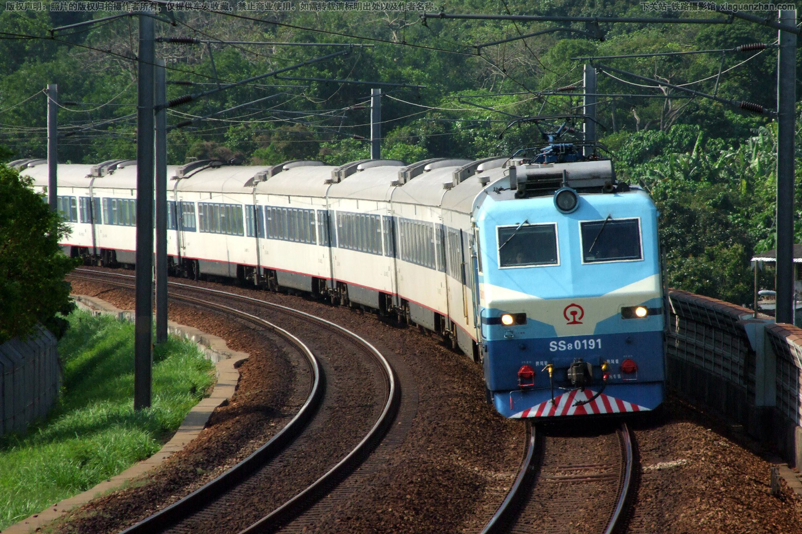 韶山8-0191 SS8-0191 广铁广段 韶山8-0191 SS8-0191 广铁广段