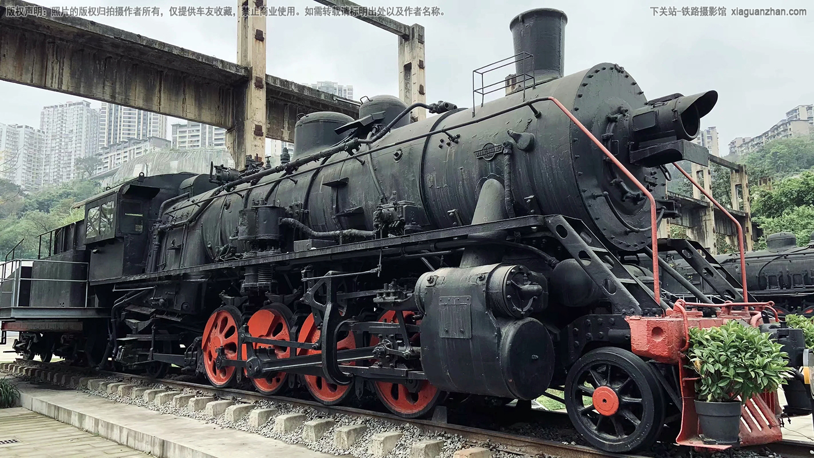 上游型蒸汽机车 SY-0104 重庆工业遗址博物馆 上游型蒸汽机车 SY-0104 重庆工业遗址博物馆