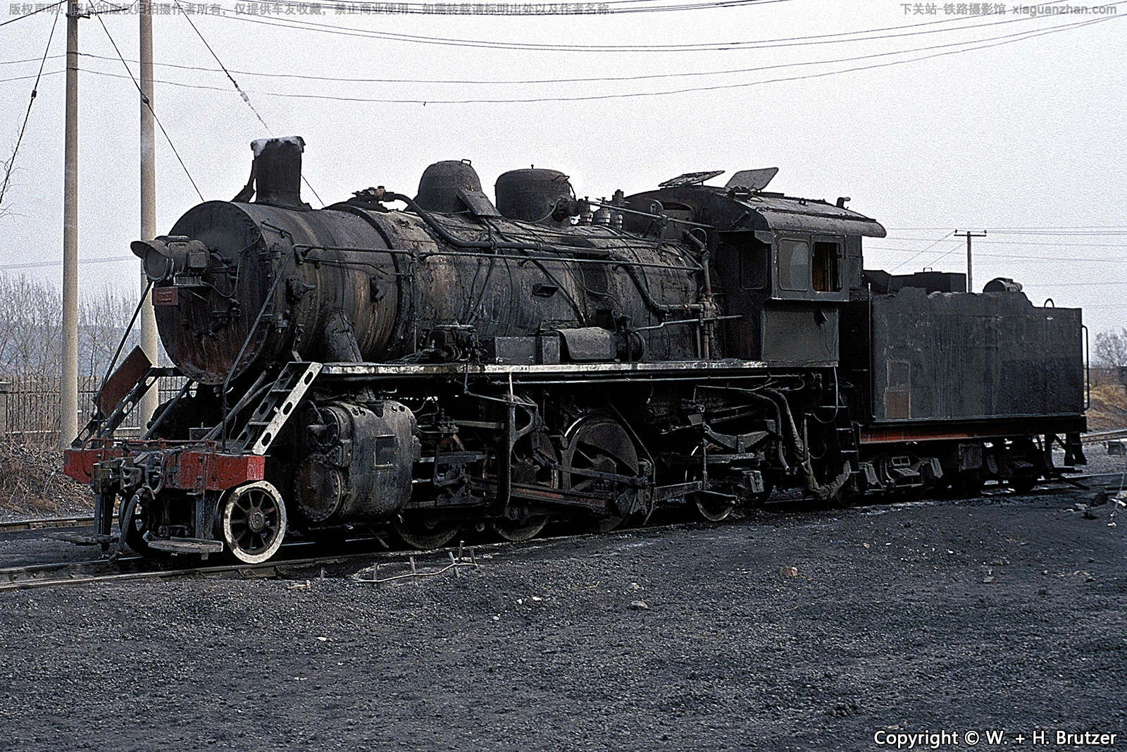跃进型蒸汽机车 YJ-287 大灰厂 跃进型蒸汽机车 YJ-287 大灰厂